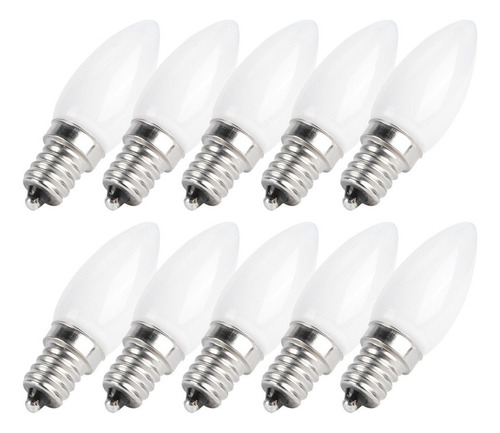 10pcs E12 Bombilla Led 1.5w Lámpara Blanca Cálida For Lámpa