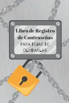 Comprar Libro: Libro De Registro De Contraseñas: Cuaderno De Contras