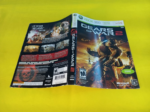 Portada Original Gears Of War 2 Xbox 360 (Usado)