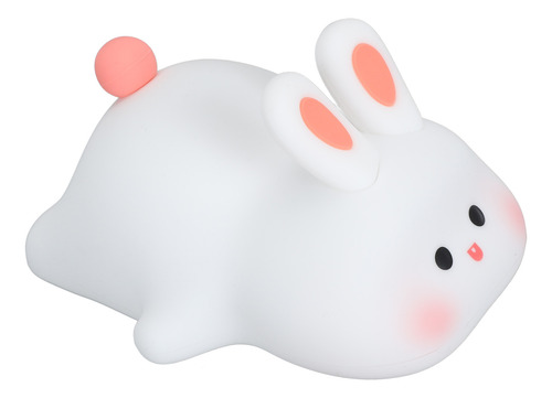 Luz De Silicona De Conejo Linda Usb Usb Recargable Lámpara