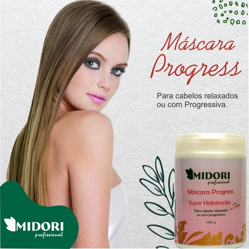 Mascara Progress Super Hidratação Midori 1 Kilo