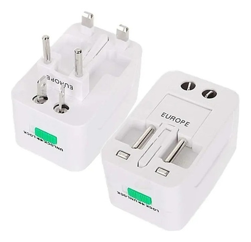 Enchufe Universal Viajero Para Europa All In One