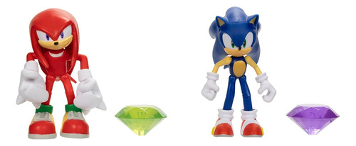 Sonic The Hedgehog Sonic 4 Figura 2 Pack Modern Sonic And Mo
