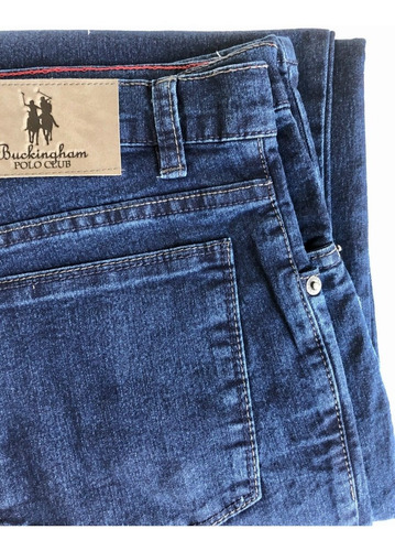 3 Pantalones Polo Club Bucking Hombre Elastizado Azul Negro