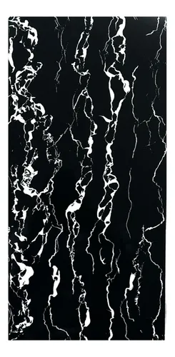 comprar Placas Autoadhesivas Negra Simil Marmol Pared X2