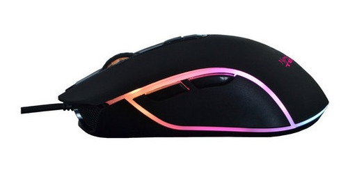 Imagen 2 de 6 de Mouse Gamer Pro4800dpi Stratos Njoytech Rgb Programable Usb