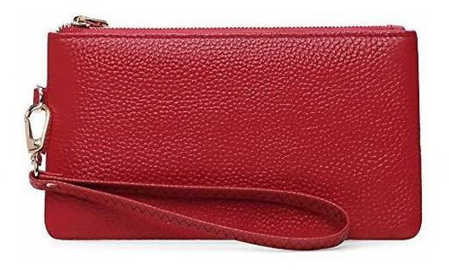 Cartera Para Pasaporte - Women's Wristlet Clutch Slim Leathe