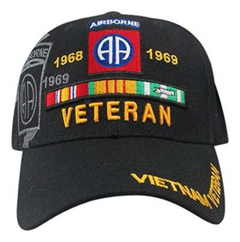 Us Army 82nd Airborne Vietnam Gorra De Béisbol De Veterano, 