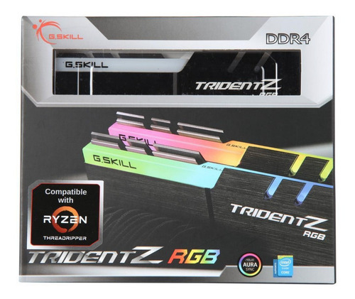Imagem 2 de 4 de Memoria G.skill Tridentz Rgb(for Ryzen) 16(2x8gb)3600mhz C18