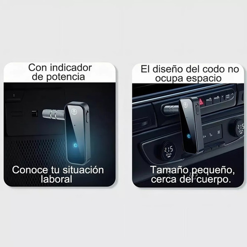 Receptor Auxiliar Bluetooth Aux 3.5 Auto Coche Manos Libres