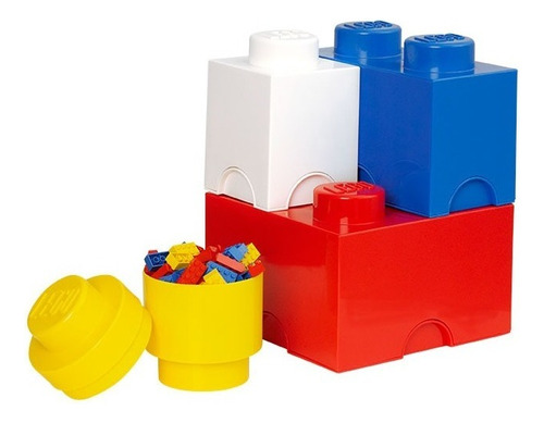 Caja Decorativa De Lego  4015  Color Classic   25cm De Largo X   25cm De Ancho X   30cm De Alto 