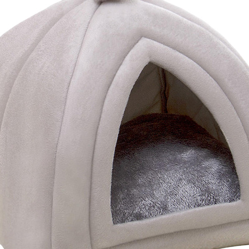Casa De Gato Portátil Cama Lavable Cachorro Perro Felpa S