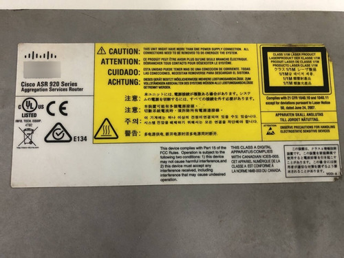 Switch Cisco Series Asr920 (Usado)
