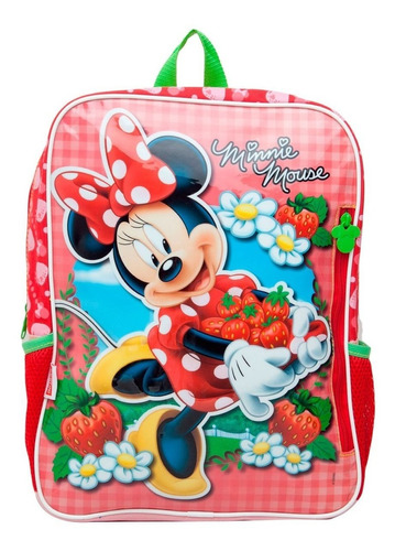 Mochila Infantil Minnie Original Costas Tamanho G + Brinde