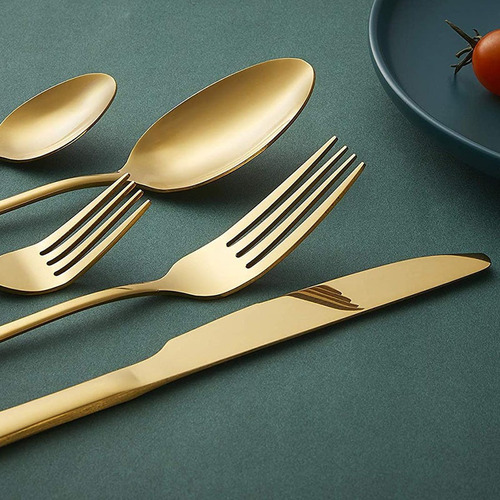 Juego De Cubiertos Cuchillo Tenedor Cuchara 5 Piezas