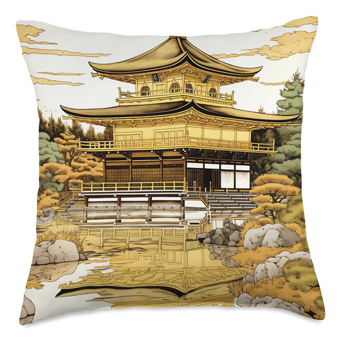 Ancient Golden Japan Art Celestial Harmony Pabellon Japones 