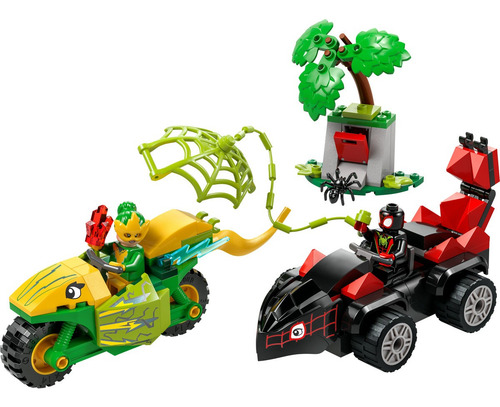 Lego Marvel Spin Y Electro: Duelo Vehículos Dinosaurio 11198 124 Lego Spidey