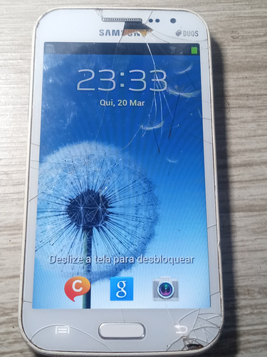 Samsung Galaxy Win Dual Sim 8 Gb 1 Ram Funciona Leia Descri Branco
