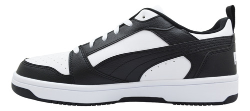 Tenis Puma Rebound V6 Low 392328 01 White-black-white