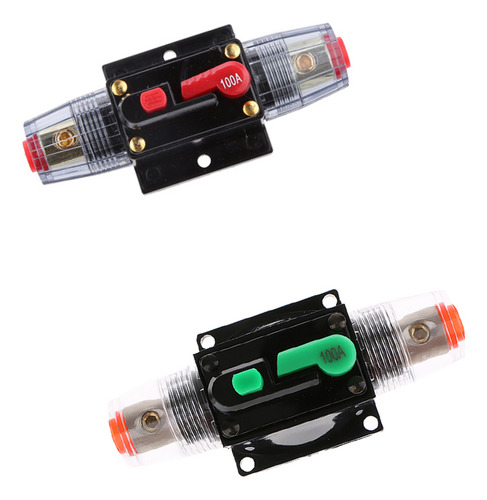 Disyuntor Rojo / Del Interruptor De 2pcs 100a Para Del Coche