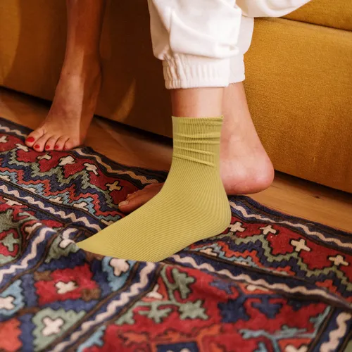6 Pares De Calcetines Elásticos De Verano Para Mujer, Calcet