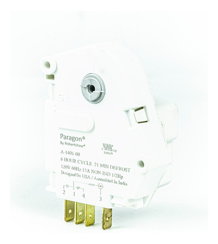Reloj Timer Deshielo Para Refrigerador 6 Horas Paragon