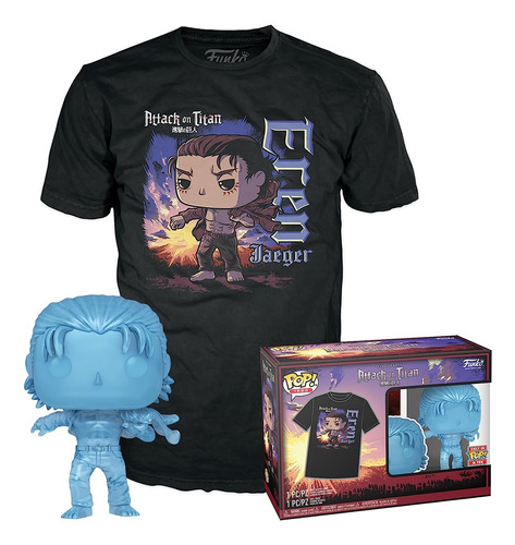 ¡funko Pop! Tee: Ataque A Titan - Eren Con Marcas - Xl