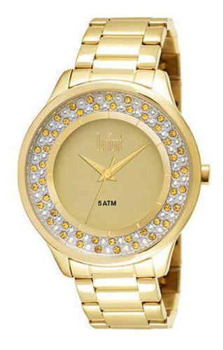 Relógio Dumont Feminino Dourado Analógico Du2035lmk/4x