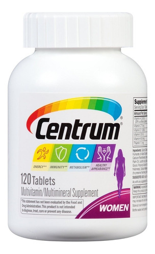 Centrum Women 120 Tablets - Unidad a $1282