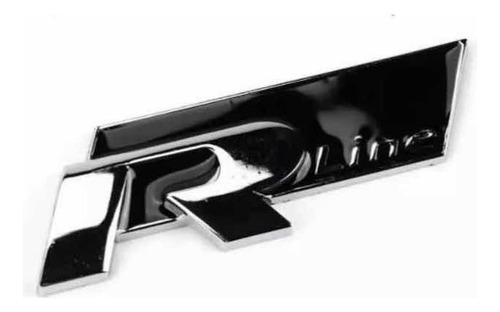 Emblema R Line Negro Trasero