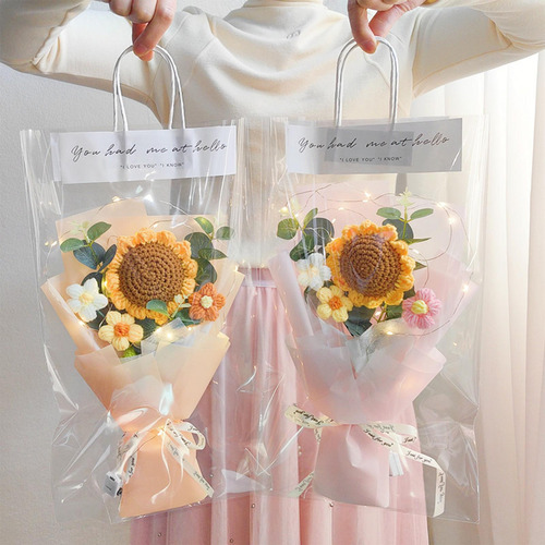 Flores De Crochet Bouquet Preservado Centropísima De Mesa