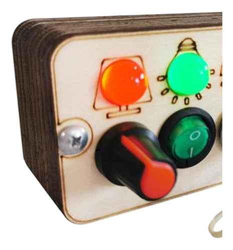 Montessori Tablero Ocupado / Juguetes Con Interruptor De