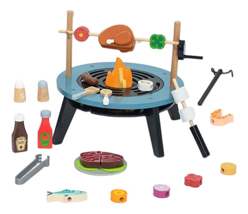 Juego De Parrilla Para Barbacoa, Juguete De Simulación De