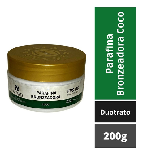 Parafina Bronzeadora Duotrato Para Pele Clara 140g