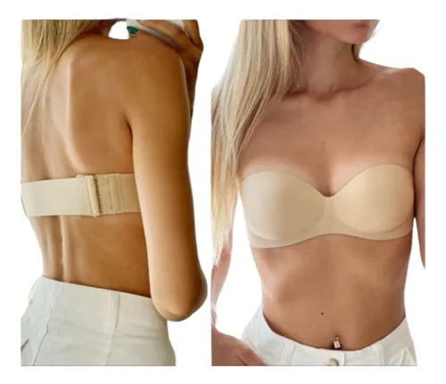 Corpiño strapless push up deals