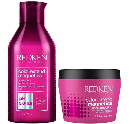 Shampoo Sin Sal + Mascarilla Redken Color Extend