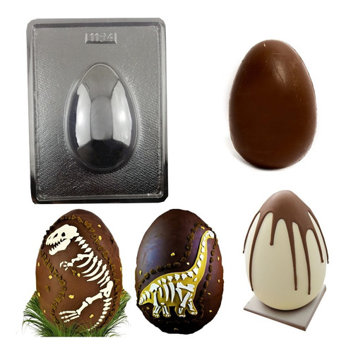 Molde Acetato Huevo De Pascua Gigante Chocolate Mod 1194