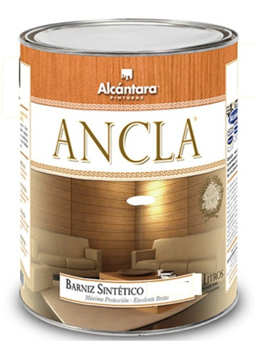 Barniz Sintético Interior Satinado Ancla 1/2 L Alcántara