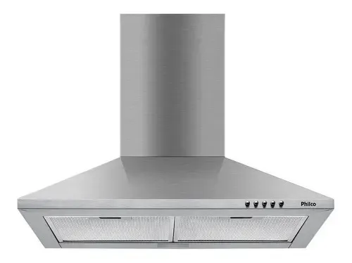 Coifa De Parede Philco 60cm Pirâmide Inox Pco62i - 220 Volts