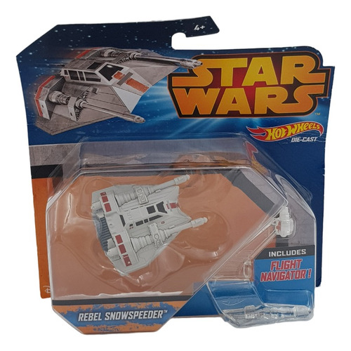 Hot Wheels Star Wars Rebel Snowspeeder Carton Doblado 