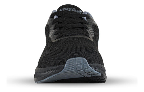 Imagen 3 de 8 de Tenis Pulmi Negro-gris Para Mujer Croydon
