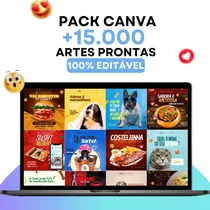 Comprar Pack Canva + 15.000 Artes Editáveis Redes Sociais + Bônus
