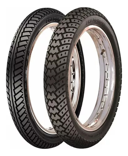 Pneu Casal 275/18 E 100/90-18 Predator S/ Câmara Maggion