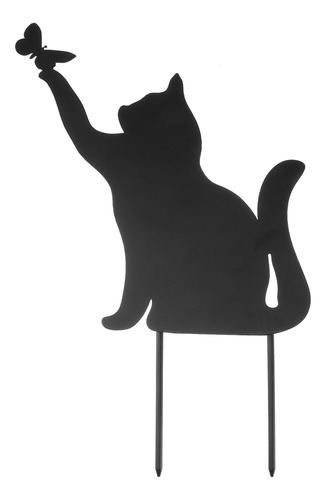 Decoración De Jardín Con Forma De Gato Con Silueta De Animal