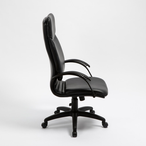 Imagen 2 de 10 de Sillón De Oficina Electra Alto Total Black Diseño Rossi