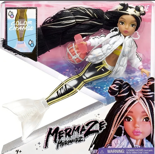 Mermaze Mermaidz Muñeca Jordie Sirena Cambia Color