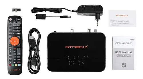 Kit Tv Satelital Y Tdt2 Receptor Gtmedia V7pro + Antena +lnb