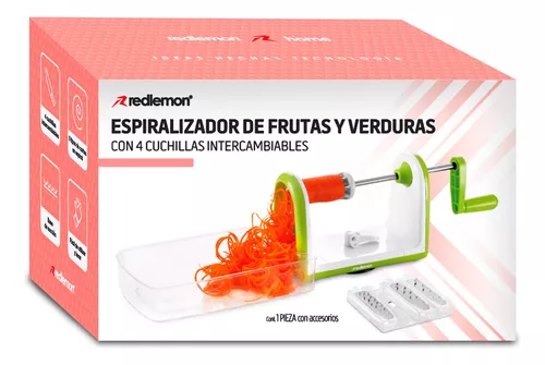 Cortador De Verduras Y Rallador De Frutas Tipo Mandolina Redlemon