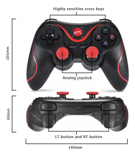 Joystick Control Gamepad Celular Android Ios Smart Tv Box