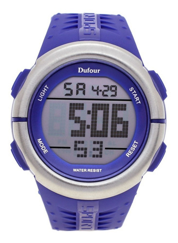 Reloj Hombre Digital 6 Luces, Alarma, Crono, Fecha  D13033